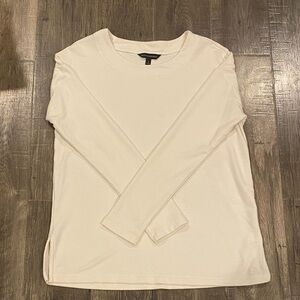 Banana Republic Cream Long Sleeve Top